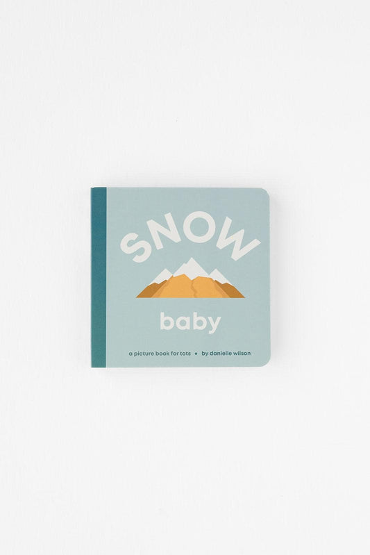 snowboarding baby book, baby snow book, winter sports baby book, baby ski book, toddler snowboard book, sports book for toddlers, sports book for babies, baby board book skiing, modern baby books, cute board books, baby shower gift, nursery decor, baby mountain book