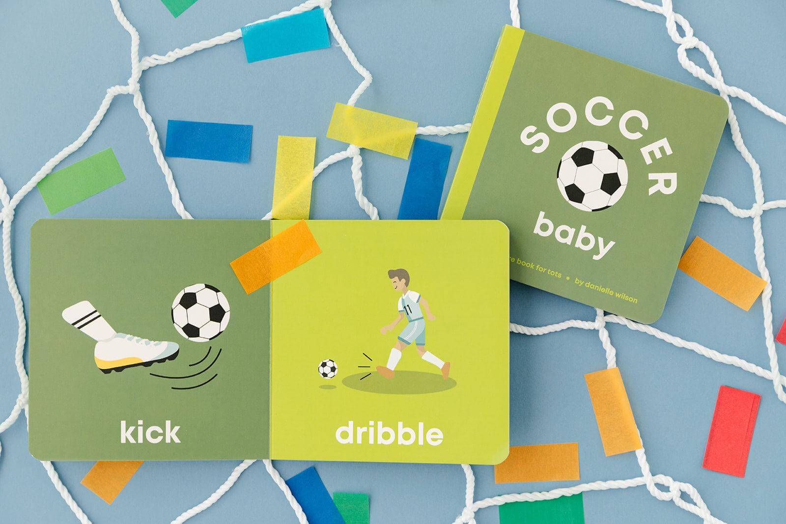 Soccer baby book, baby soccer book, sports book for toddlers, sports book for babies, baby board book soccer, modern baby books, cute board books
